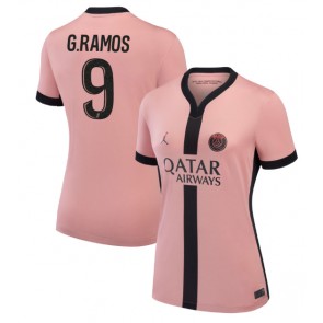 Paris Saint-Germain Goncalo Ramos #9 Replika Tredjetrøje Dame 2024-25 Kortærmet